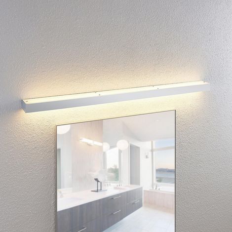 [GEBRAUCHT] B-Ware Lindby Layan Led Bad Wandleuchte Wandleuchte Lampe Badezimmerlampe Chrom 120 cm