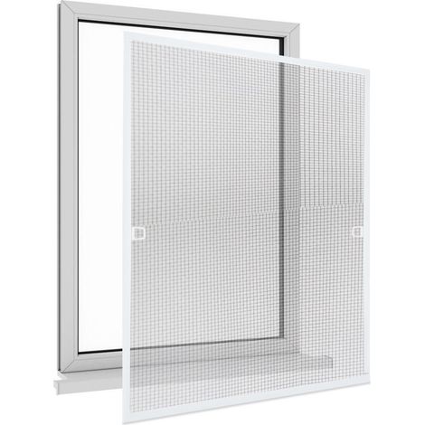 Swanew – 80 x 100 cm Aluminium-Fenster-Moskitonetz – UV- und Witterungsschutz – Insektenschutznetz aus Fiberglas – Einfache Montage (1/5)