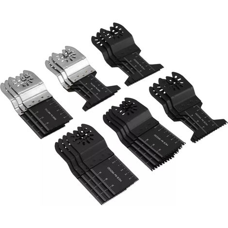 Lame De Scie Multifonctionnelle - Acier Allié - Compatible Avec Outils Multifonctions - Pour Bois Plastique PVC Métaux Souples - 20 Pièces (1/5)