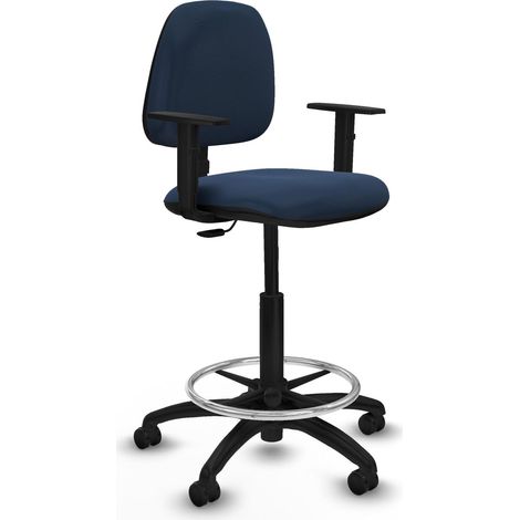 Bürostuhl piqueras y crespo B1D01RF blau höhenverstellbar