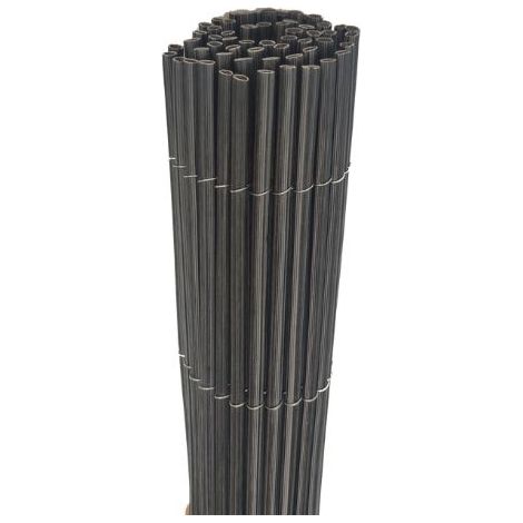 Mimbre Artificial 1300 gr./m2 Gris Antracita 1x3 m Novedad 2023 (Faura) (1/2)