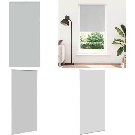 vidaXL Verdunkelungsrollo Hellgrau 110x230cm Stoffbreite 105,7cm (1/5)
