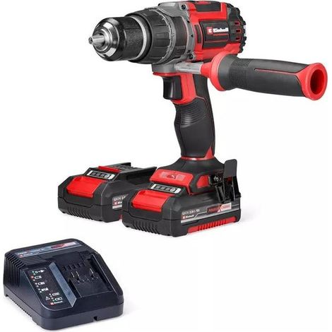 Einhell TP-CD 18/70 Li-i BL (2x2,0Ah) Trapano avvitatore PXC Brushless a percussione 18 V a batteria