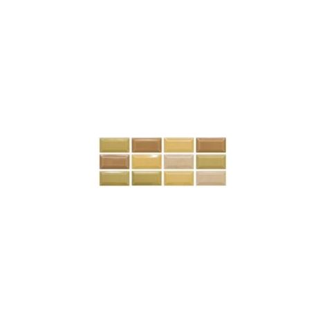 Set mit 24 rechteckigen Fliesenaufklebern in Ziegelsteinoptik für Küche, Wohnzimmer, Badezimmer und Wohnbereich (Hauptfarbe, 20 x 10,2 cm) - Crezuo