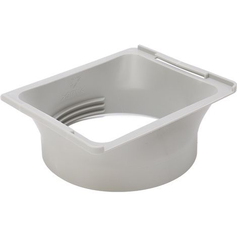 Adaptateur de raccordement carré à rond pour tuyau d'évacuation de climatiseur portable 6 pouces (1/5)