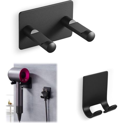 Supporto per asciugacapelli compatibile con Dyson Supersonic, adatto per camera da letto, bagno e toilette