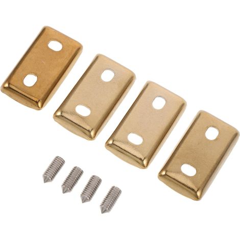 Kit de réparation pour acc 4 pièces, en acier inoxydable, comprenant des fixations pour porte-rouleau de papier toilette et porte-serviettes (1/5)