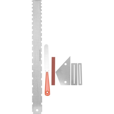Outils de réparation de guitare, lime à polir la touche, règle de nivellement des rainures, kit d'entretien pour instruments à cordes (1/5)