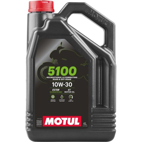 MOTUL ÖL 10W30 4L 5100 4T ESTERTECHNOLOGIE/MOTORRÄDER