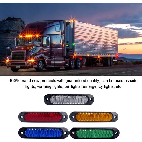 27 LED Luce di segnalazione laterale riflettente impermeabile per auto, camion, rimorchio, camper, barca, autobus 10-30V (1/5)
