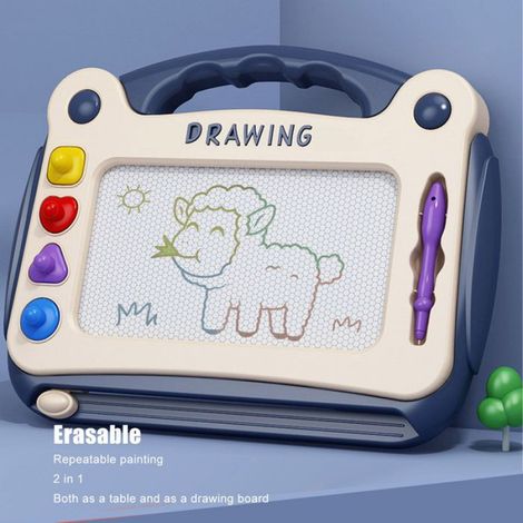 Tableau À Dessin Magnétique - 30x23 5 Cm - Zone De Dessin 19x10 5 Cm - Effaçable À Sec - Pour Enfants À Partir De 3 Ans - 1 Pièce (1/5)