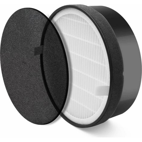 Ortviai Filtre de Remplacement HEPA H13 pour Levoit LV-H132 (LV-H132-RF) - Système de Filtration 3-en-1 : Pré-filtre, HEPA Véritable et Charbon Actif - Élimine 99,97% des Particules, Pollen et Odeurs (1/5)