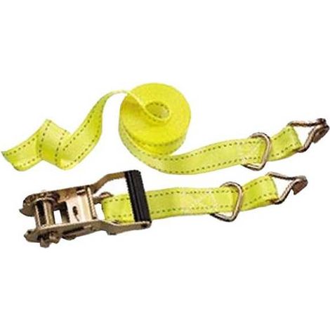 1PZ CINGHIA GANCI J CRICCHETTO COLORE GIALLO mt6 x mm35h. portata