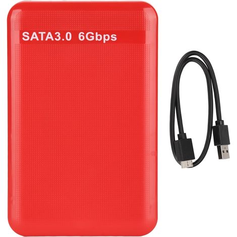 Boîtier Disque Dur 2.5 Pouces - USB 3.0 SATA 3.0 - Support SSD HDD Jusqu'à 3TB - Installation Sans Outil (1/5)