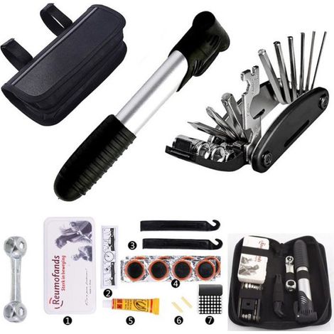 Trousse Outils Vélo - Acier et Plastique Haute Qualité - Pour Réparation Route et VTT - 1 Pièce (1/3)