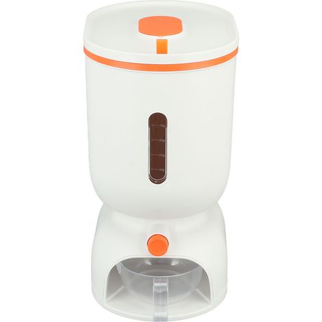 Récipient à Riz avec Échelle de Visualisation, Type à Pression, Étanche ABS et PP pour Céréales, Capacité 6,5L (1/5)