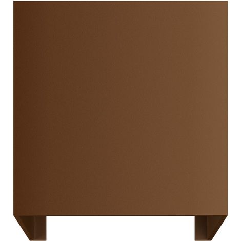 Lek SQ Wall - Applique a LED Quadrata 6,8W Fascio Regolabile 0-120° 2700K Corten Texturizzato IP54 Interni Esterni - Beneito & Faure (1/5)