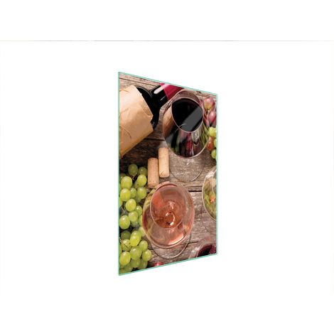 Planche à découper en verre 35x52 vin (1/5)