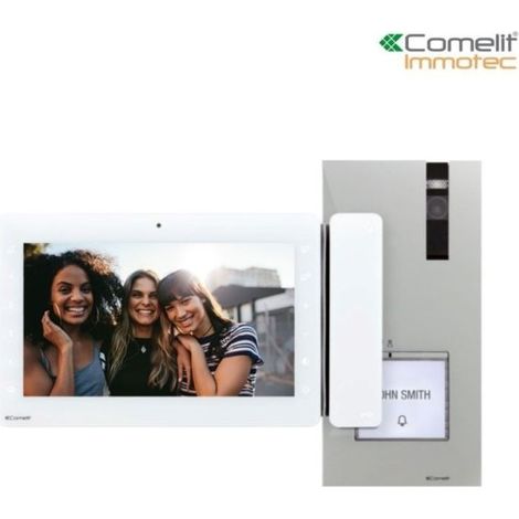 Comelit 8461X/BM Kit videoportero en color QUADRA de 2 hilos con monitor de hasta 7"