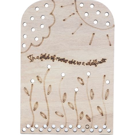 Holztablett für Blumensträuße, Straußständer, ideal zum Muttertag (1/4)