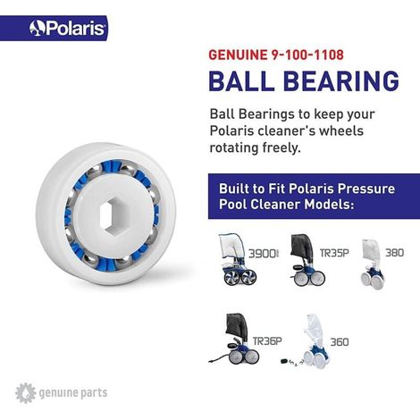 Satz mit 8 Ersatzkugellagern für Polaris 9-100-1108, kompatibel mit Sechskantlagern, DOLASO (1/3)