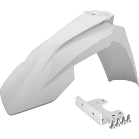 Adaptador de guardabarros delantero Polisport Sx Sxf Exc Excf 07 12 08 Blanco Duradero