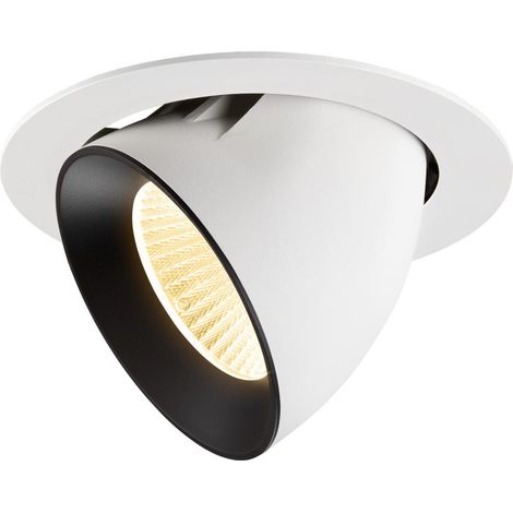 Spot encastré Numinos Gimble XL blanc/noir 3000K - 40 deg - 1009894 (1/3)
