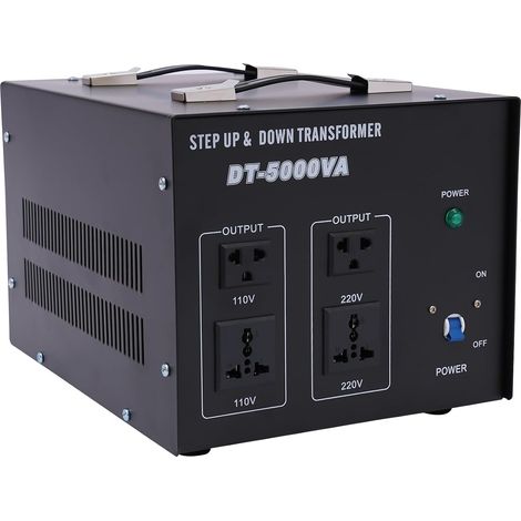 Transformador toroidal convertidor de voltaje, 110V⇄220V, convertidor elevador/reductor. (1/5)