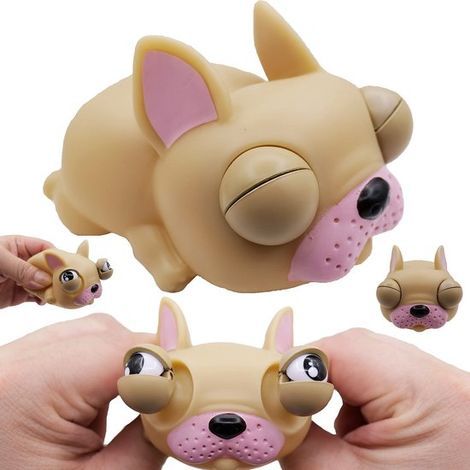 Jouet anti-stress à presser - Chiot aux grands yeux - Jouet sensoriel