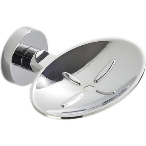 Stainless Steel Bathroom Wall Mounted Soap Dish with drainage Plate Shower Soap Holder for Bathroom Kitchen (1/4)