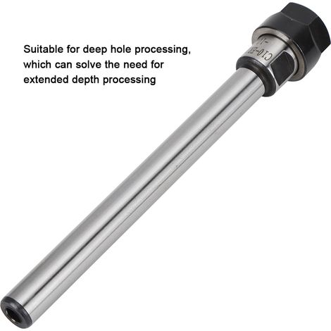 Porte-pince de serrage en acier allié chrome-molybdène, tige d'extension droite ER11A-100L(C10) (1/5)