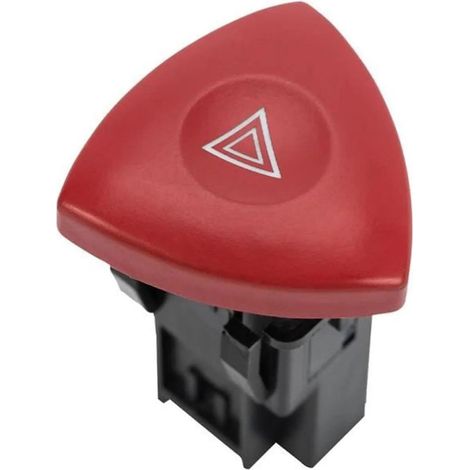 Interrupteur signal de détresse bouton Warning pour Renault Espace IV – Activation rapide feux de détresse – Plastique ABS durable – Pose facile – Shop-Story