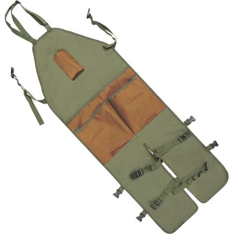 Gardening Apron Leggings, Green, 118 x 45 cm, 1 Plumbing Apron, Multi-Pocket Outdoor Leggings, Picking Apron (1/5)