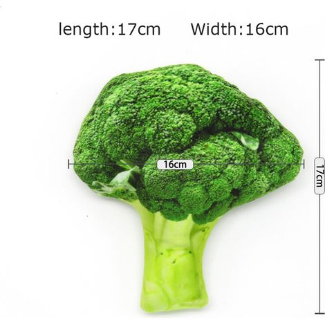 Jouet en peluche pour chien en toile, en forme de légume à mâcher (Brocoli Dog Canvas) (1/2)