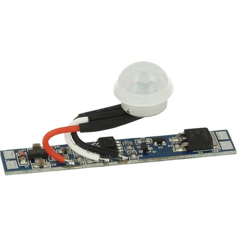 Sensore Di Movimento PIR 12V 24V 8A Ritardo 40 Secondi Con Accensione Spegnimento Luminosita Graduale Per Profilato Alluminio (1/3)
