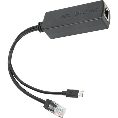 PoE-Netzteilmodul mit USB-Splitter und Standardisolierung, 48-V-auf-5-V-Splitterkabel