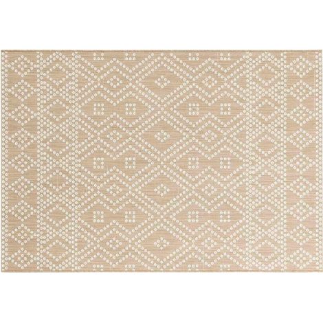 Tapis Rectangle Tania Tissé Plat - 120x170 cm ou 160x230 cm - Élégance et Durabilité - 170x120 cm