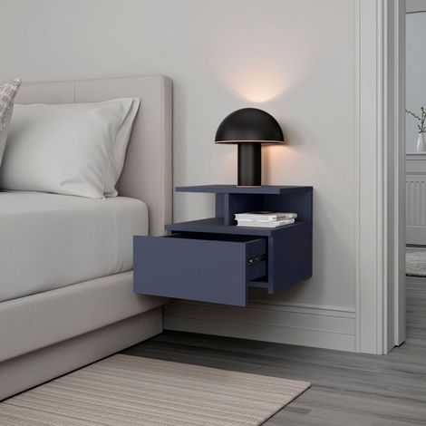 Mesa de noche con diseño sencillo y funcional para dormitorio (1/5)