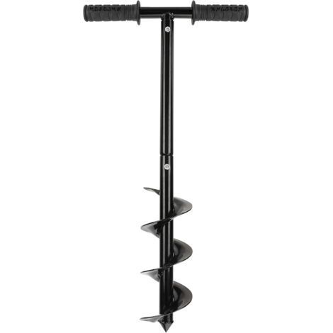 Gartenbohrer Bohrer Set, Erdbohrer Bohrer mit Rutschfestem Griff Gartenbohrer Spiralbohrer Schnellpflanzer Zaunpfostenbohrer zum Pflanzen Von Bäumen, Tiefkultivieren, Sämlinge, 10 x 60 cm… (1/5)