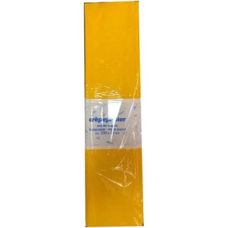 Cf.10 Carta Crespa 40Gr. Giallo Scuro Promo X1