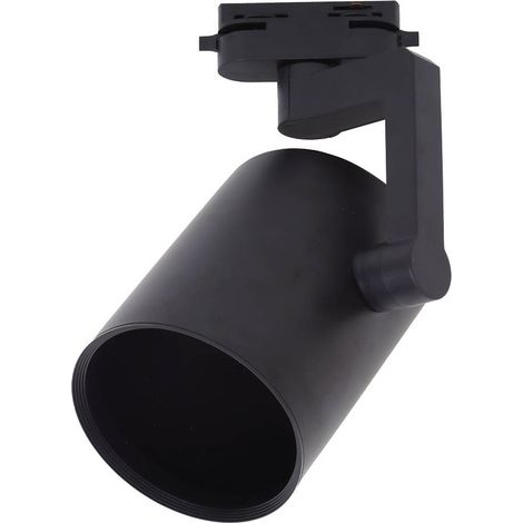 Foco carril monofásico E27 Negro (1/5)