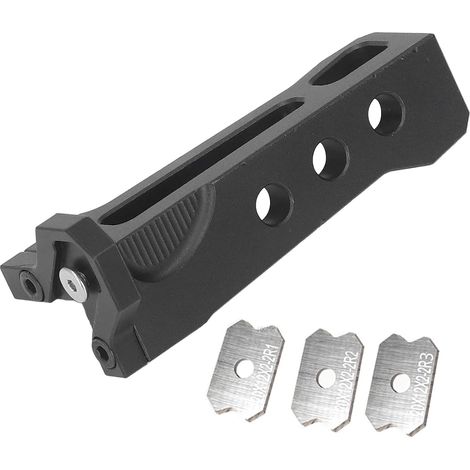 Tondeuse à Chants et Rabot à Bord Manuel en Alliage D'Aluminium pour le Travail du Bois, Grattoir à Chanfrein R1 R2 R3 pour une Coupe Rapide (1/5)