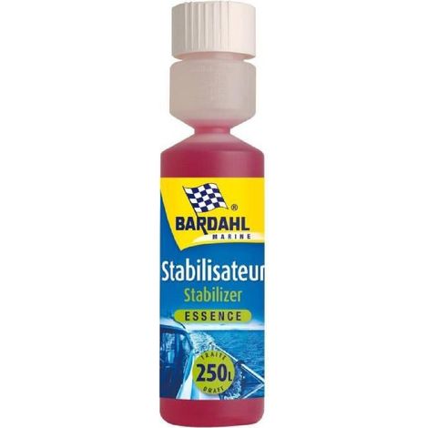 Bardahl – Stabilisateur d'essence 24 mois – 250ml – Nettoie et lubrifie – Compatible moteur EFI – Évite les pannes liées à l'éthanol