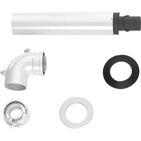 Bosch Accessori per gas di scarico FC-Set60-C13x Pacchetto base orizzontale d:60/100 mm, 7738112496