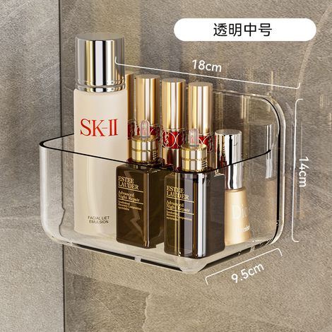 Etagère Salle De Bain - Porte-Savon Murale Sans Perçage Pour Lavabo Toilette Balcon - Acier Inoxydable 304 - 1 Pièce (1/5)