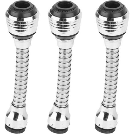 3Ensemble de filtre pour bec de robinet monobloc360°Embout flexible, anti-éclaboussuresABSMatériel (1/5)