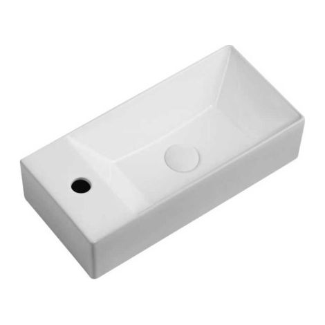 Primaster Waschbecken Keramik Fiora 50 x 24 cm weiß