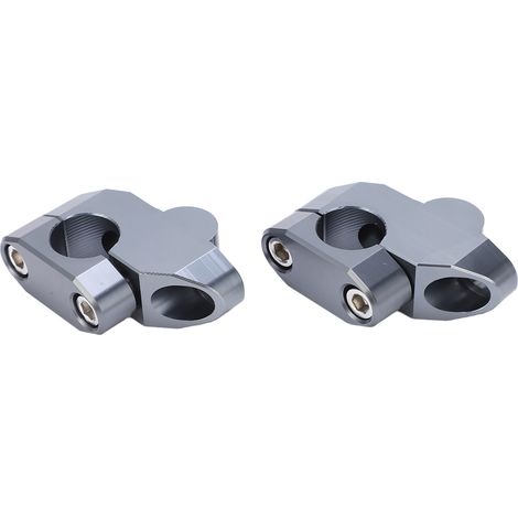 Guidon Risers 7/8 pouces CNC Aluminium Titane Accessoire Universel Moto Rehausseurs Guidon Pièce (1/5)