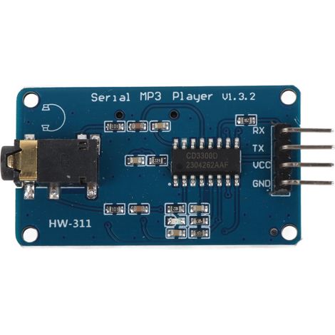 MP3-Player-Modul mit UART-Steuerung, serieller Schnittstelle und Speicherkartenunterstützung (1/5)