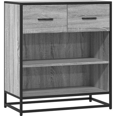 Maison Exclusive - Credenza Grigio Sonoma 68x35x76 cm in Legno Multistrato